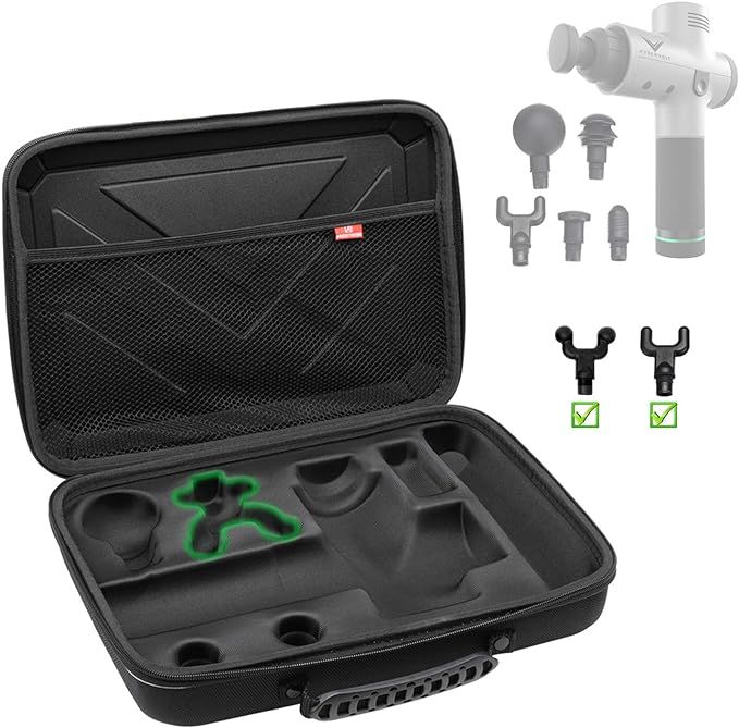 Case for Hypervolt with 5 Head Attachments, Waterproof Shock Resistant Carrying Case for Hyperice... | Amazon (US)