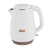 Aroma Professional AWK-3000 Surgical Grade 316 Stainless Steel Electric Water Kettle, 1.2L, White | Amazon (US)