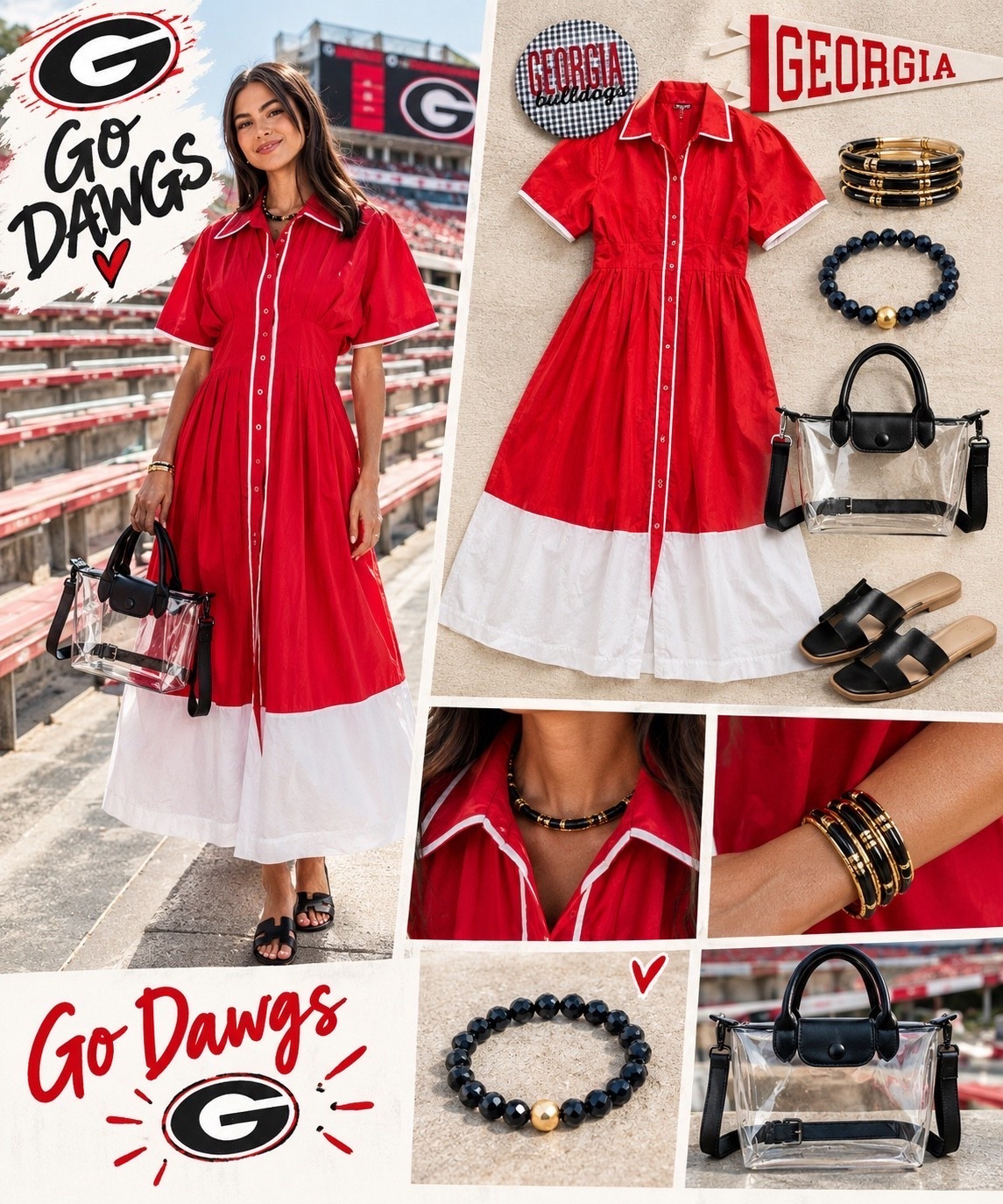 🏈 GAMEDAY FINDS 🏈

It’s officially college football season and I’m loving all the Gameday outfit finds! 🍂🏈 From cute skirts and denim to cowboy boots, fun accessories, and stadium-ready bags, these are some of my favorite affordable finds for cheering on your team!

Whether you’re headed to the stadium, watching from the couch, or meeting up with friends for Gameday, there’s something here for everyone!

Everything pictured is linked in my LTK! 🛍️✨

#LTKFinds #LTKStyle #CollegeFootball #CollegeGameday #GamedayStyle #GamedayOutfit #FootballSeason #FootballFashion #GameDay #FallStyle #FallFashion #AffordableFinds #AmazonFinds #TargetFinds #ShopMyStyle #LTKCreator #SaturdayFootball