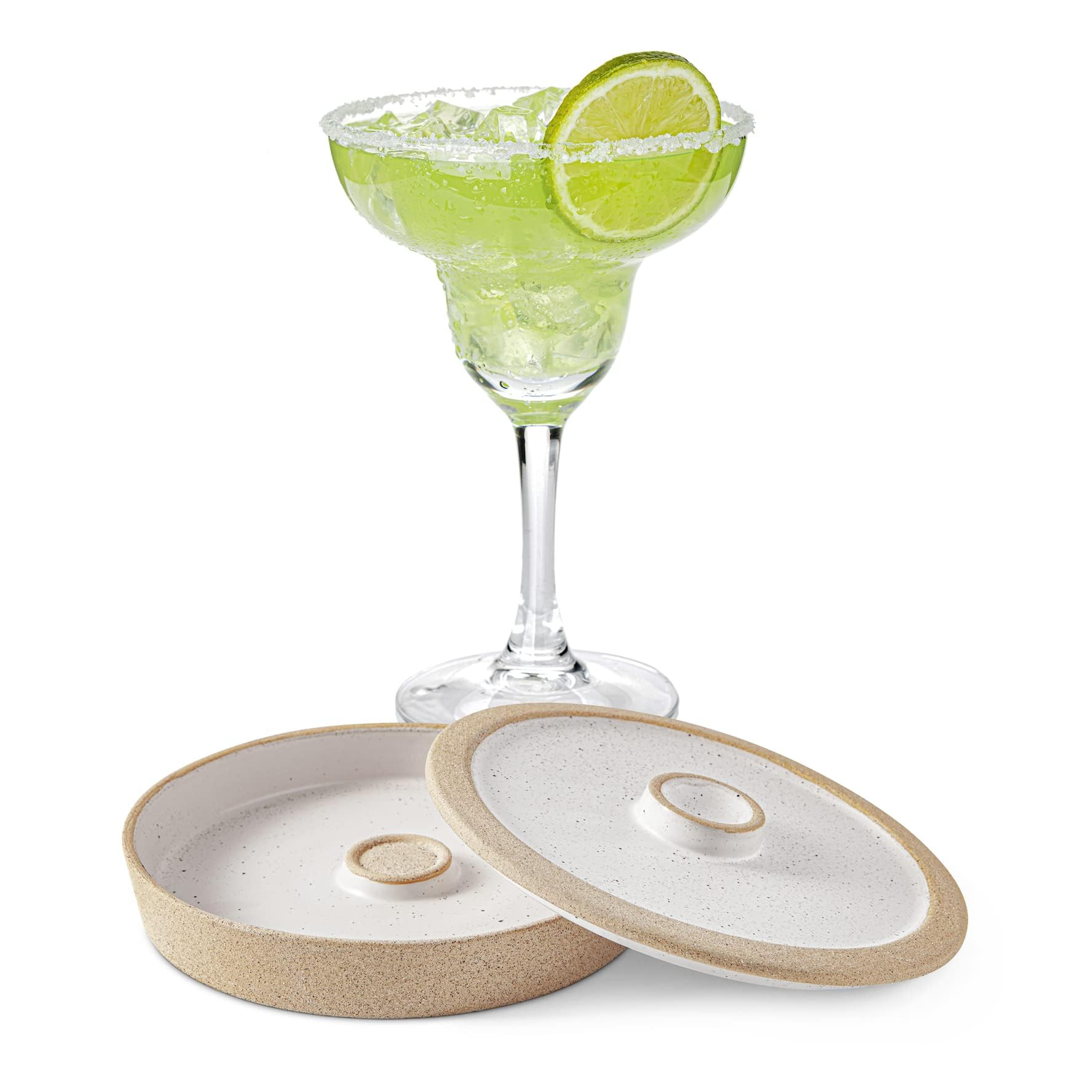 Ceramic Margarita Salt Rimmer with Lid - Cinco de Mayo Margarita Glass Rimmer - Home Bar Accessor... | Amazon (US)