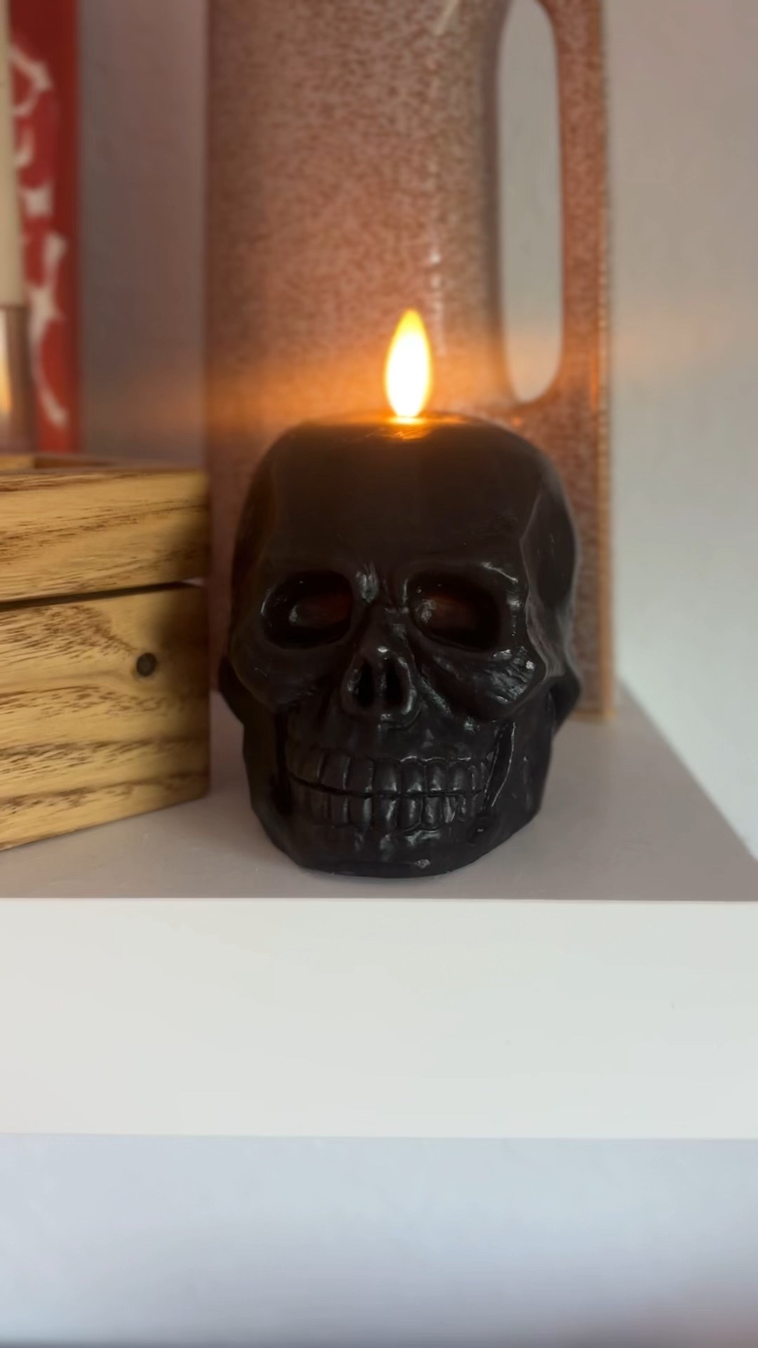 I’m in love with this flameless candle from West Elm! It looks so real and sets such a pretty mood but I don’t have to worry about it catching fire or burning one of my kids. It has a timer so it turns on and off automatically. It seriously looks so real and is just gorgeous 🕯️

#LTKHalloween #LTKHome #LTKHoliday