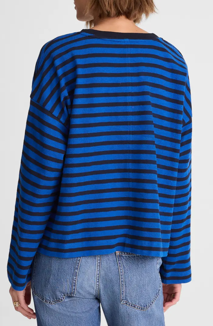 Easy Stripe Long Sleeve Top | Nordstrom