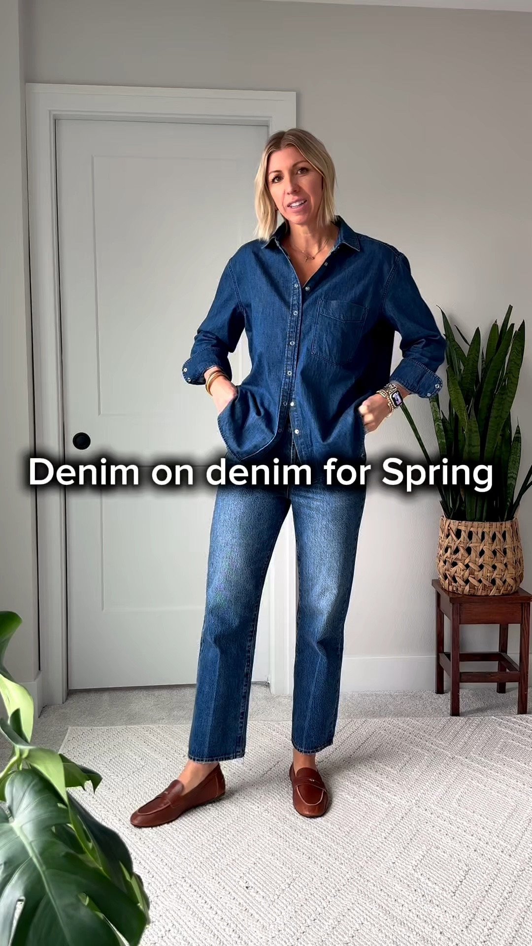 Denim on denim is my go to for spring!

#LTKspringtrends #LTKspring #LTKootd