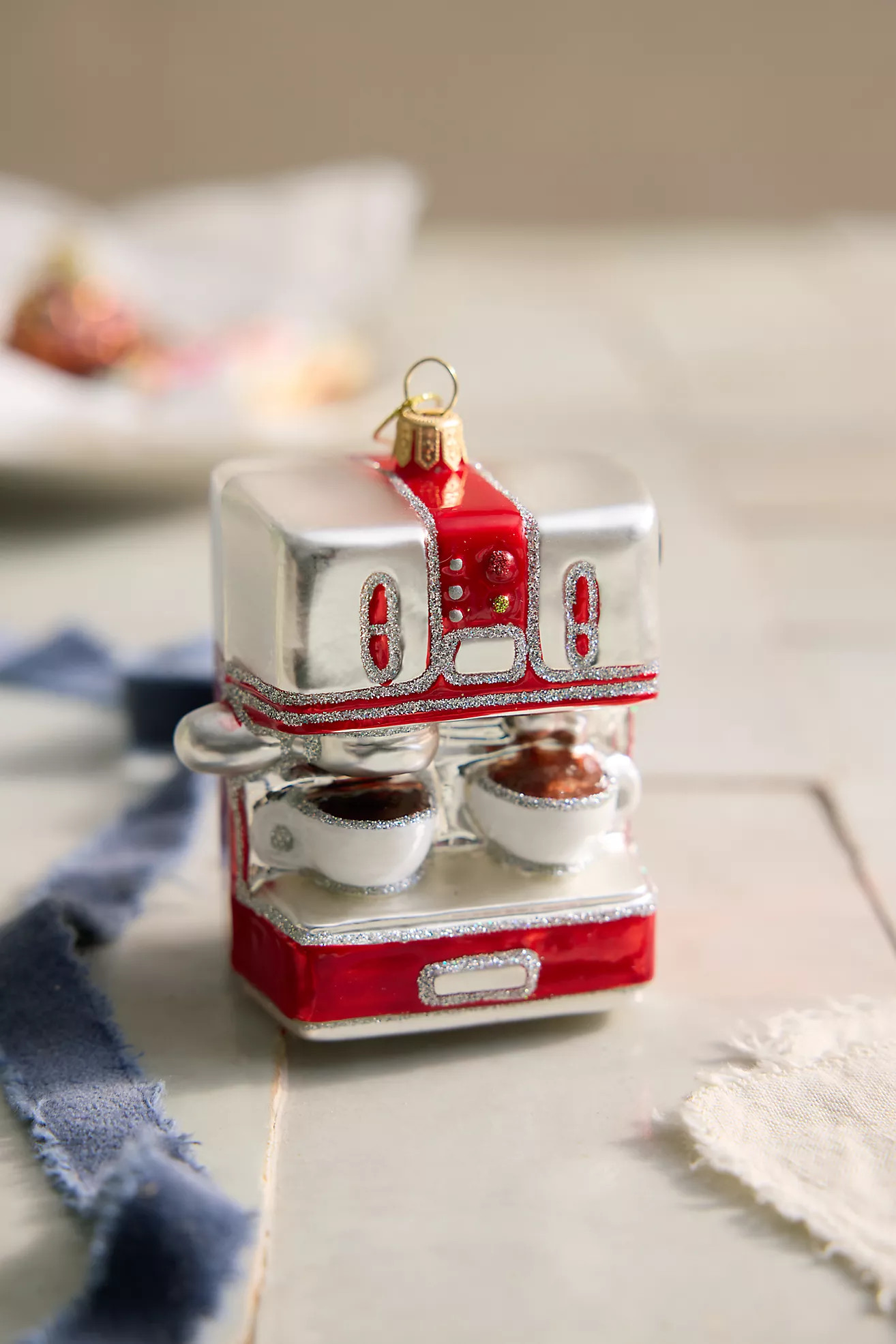 Espresso Glass Ornament | Anthropologie (US)