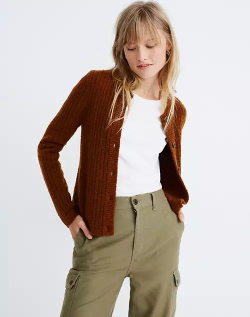 Merritt Shrunken Cardigan Sweater | Madewell