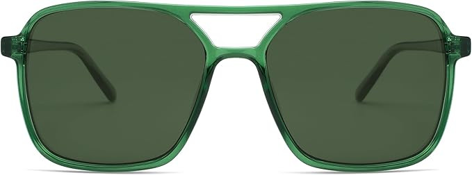 SOJOS Trendy Vintage Aviator Square Sunglasses For Womens Mens Retro 70s UV400 Women Sun Glasses ... | Amazon (US)