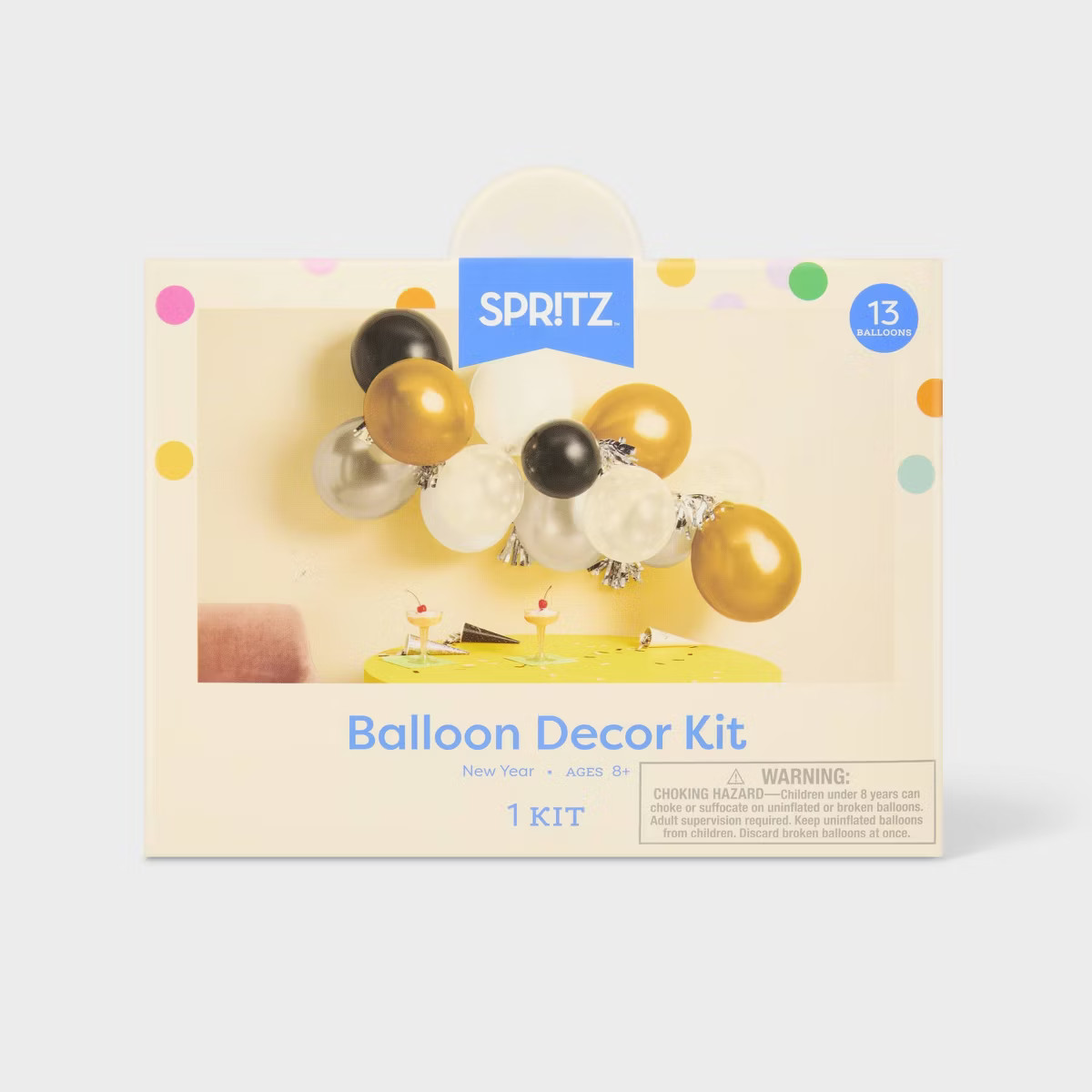 New Year's Eve Balloon Garland with Tassels - Spritz™ | Target