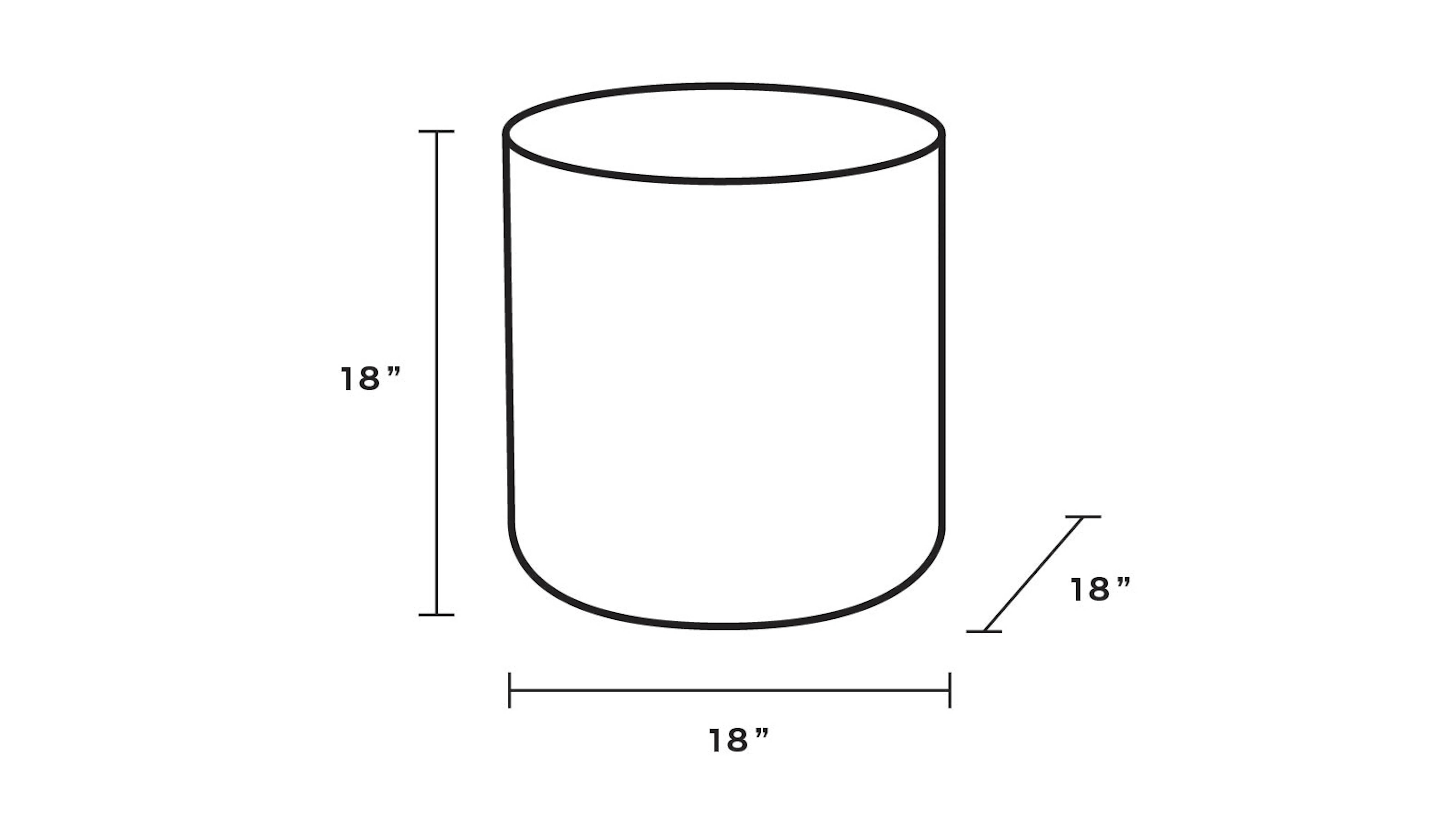 Drum Ottoman | The Inside