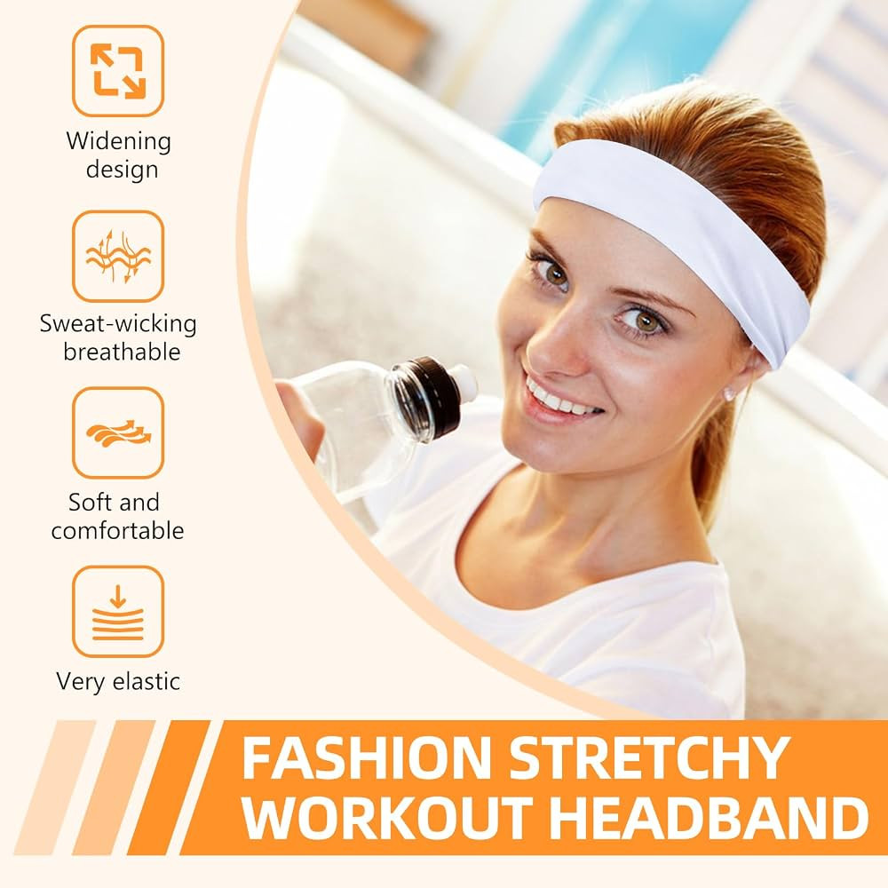 Headbands for Women 8PCS, Summer-Exclusive Elastic Non Slip Hair Head Bands | Amazon (US)