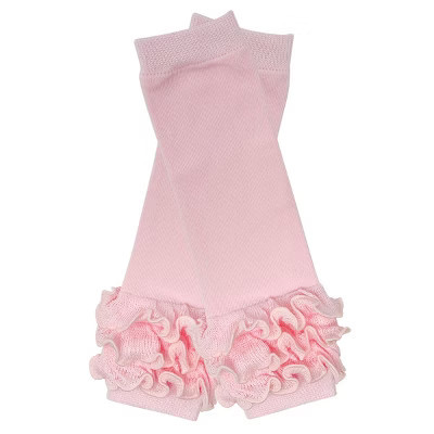 Wrapables Really Ruffly Baby & Toddler Leg Warmers, Pink | Target