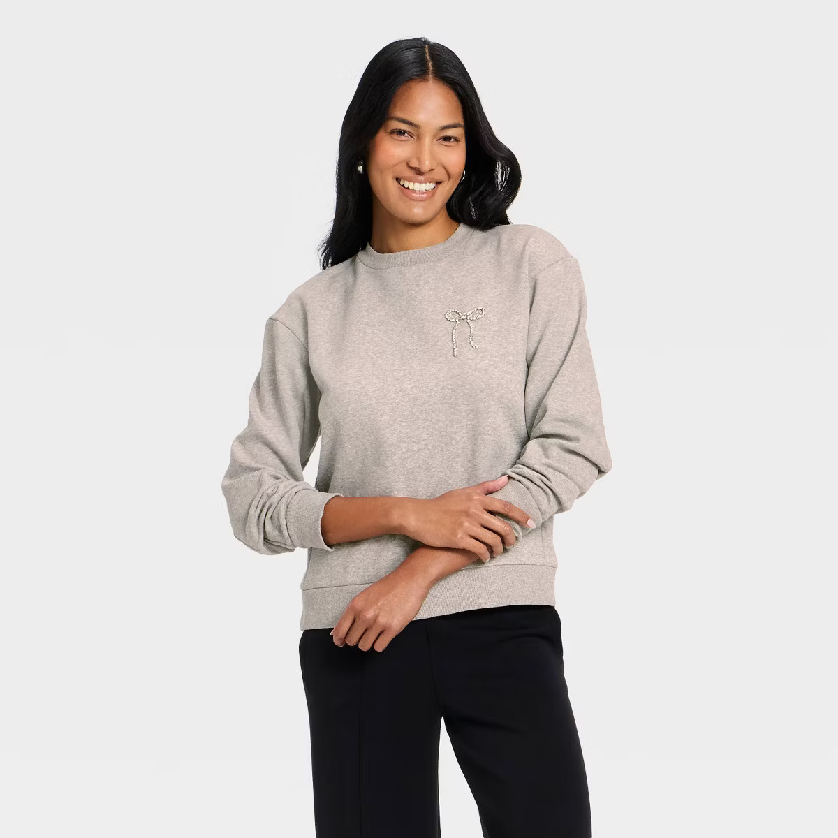 Women's Embellished Sweatshirt - A New Day™ | Target