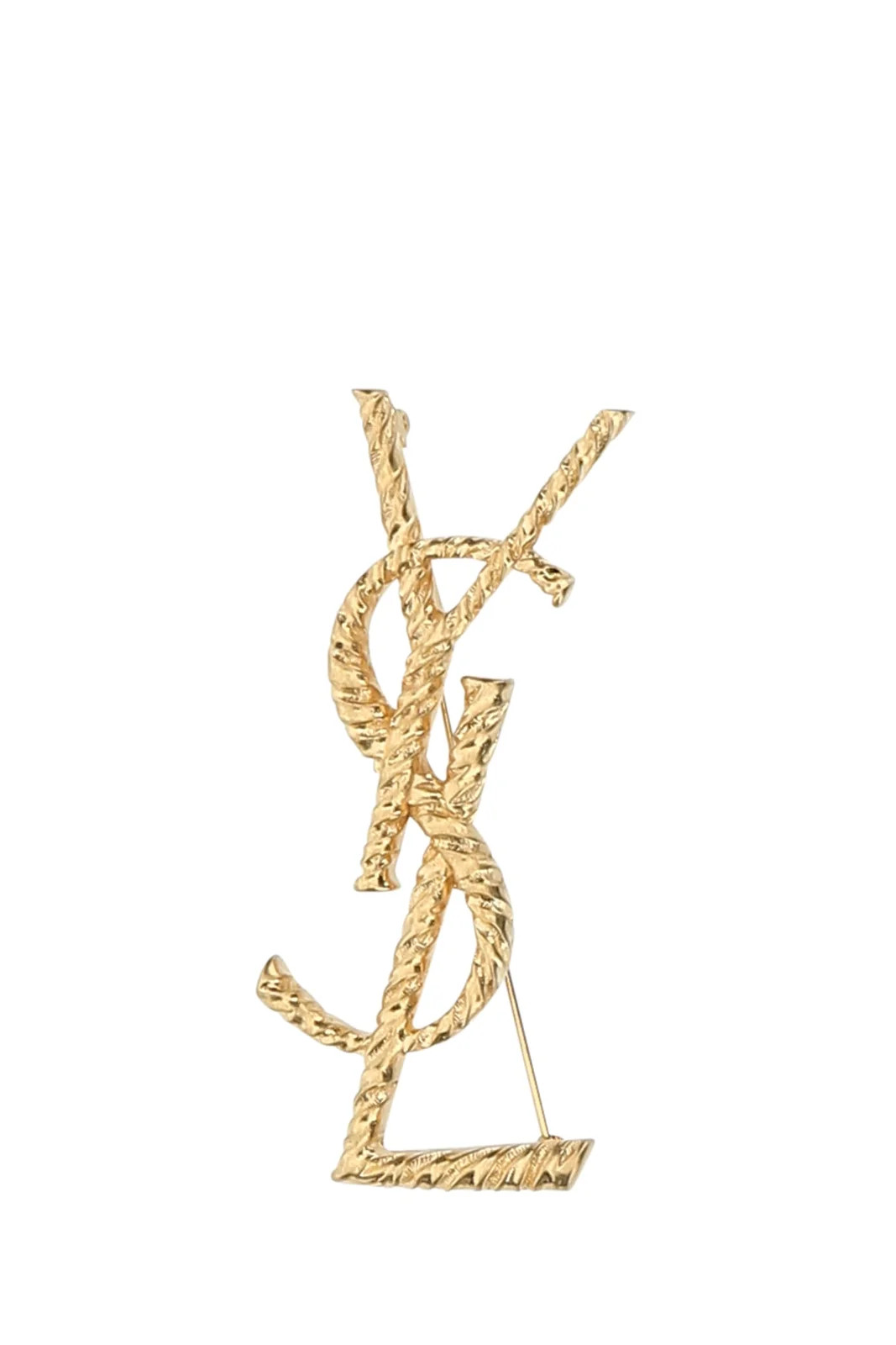 Saint Laurent Opyum YSL Twisted Brooch | Cettire Global