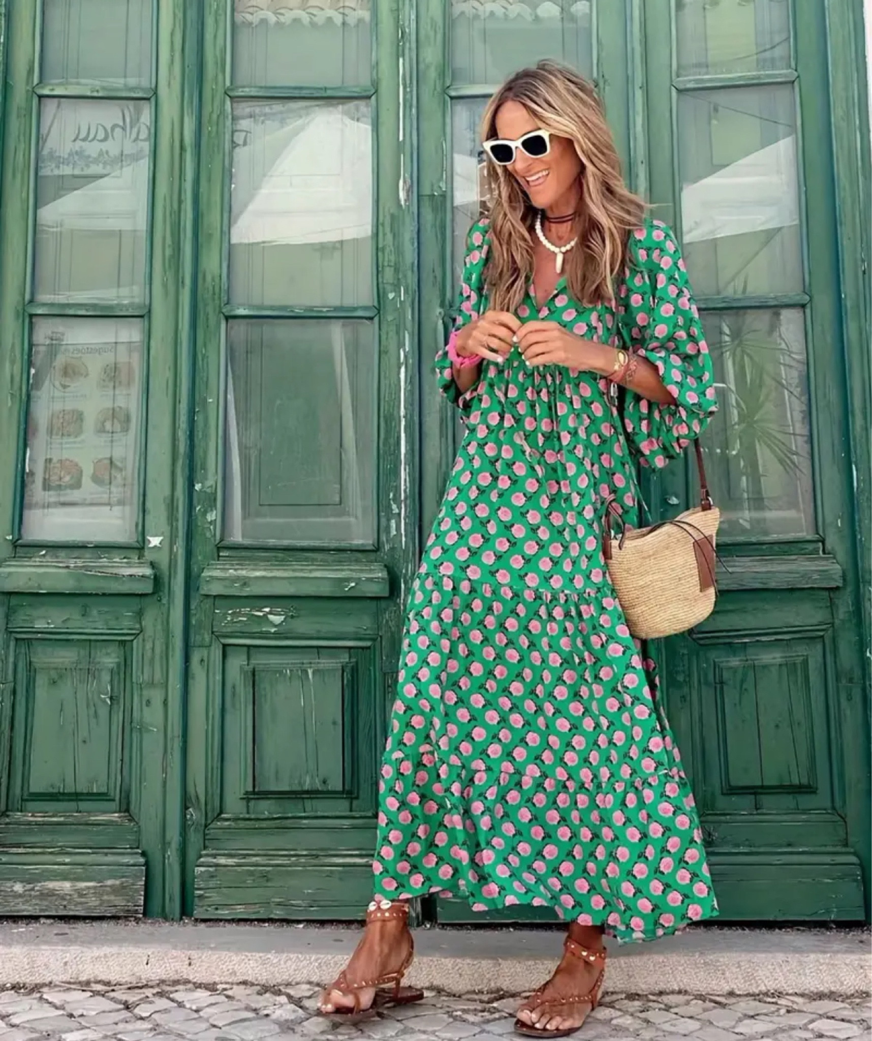 Pink & Green Pioneer Dresss 

#LTKMostLoved #LTKfindsunder50 #LTKstyletip