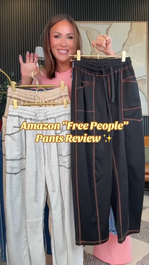 Here’s the tea ☕️… I found Free People vibes for wayyy less 🙌🏼✨

Tried two different brands + two different sizes so you can see the fit before you grab ‘em. 

The drape, the vibe… everything you need for that effortless, elevated look without the FP price tag.

5’2” • 130 lbs • 34DD • 25” waist

#AmazonFinds #affiliate #PetiteFriendly #GRWM #FreePeopleVibes #AmazonStyle #OOTD #PetiteStyle #styleinspo #AmazonFashion #momstyle #StyleOver40 #casualstyle #MomOnTheGo #lookforless

#LTKPetite #LTKStyleTip #LTKOver40