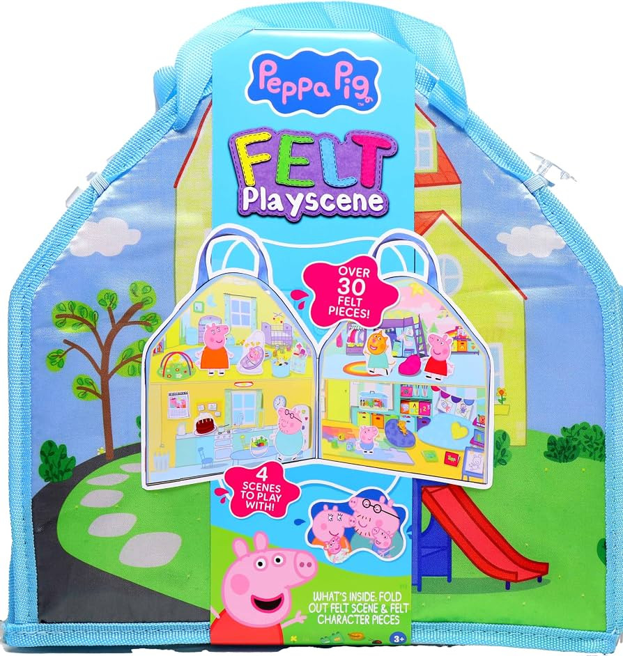 Tara Toy Peppa Pig Felt Playscene | Amazon (US)