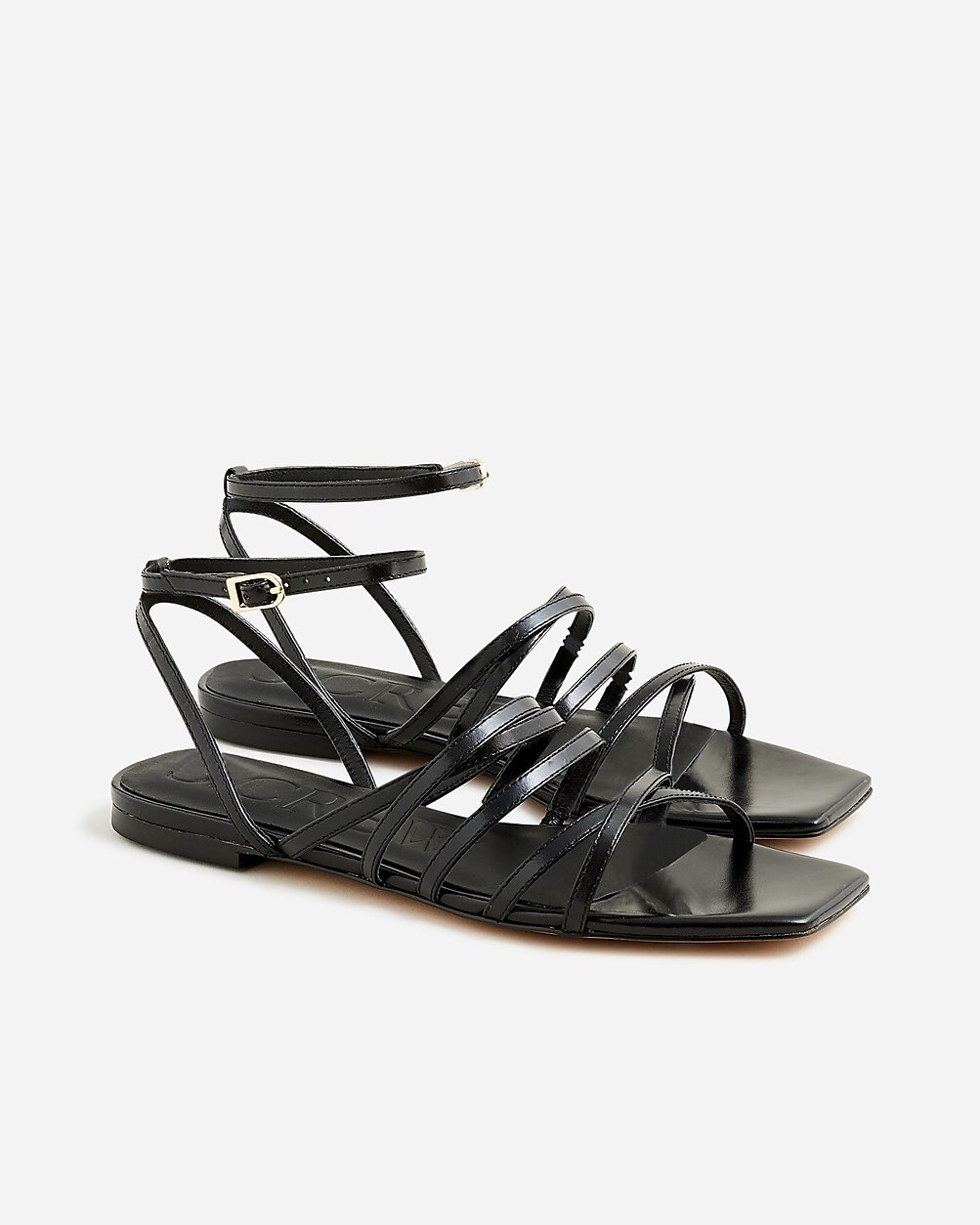 New Capri strappy sandals in leather | J. Crew US