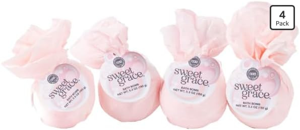 Bridgewater Candle Sweet Grace Bath Bombs, Set of 4 | Amazon (US)