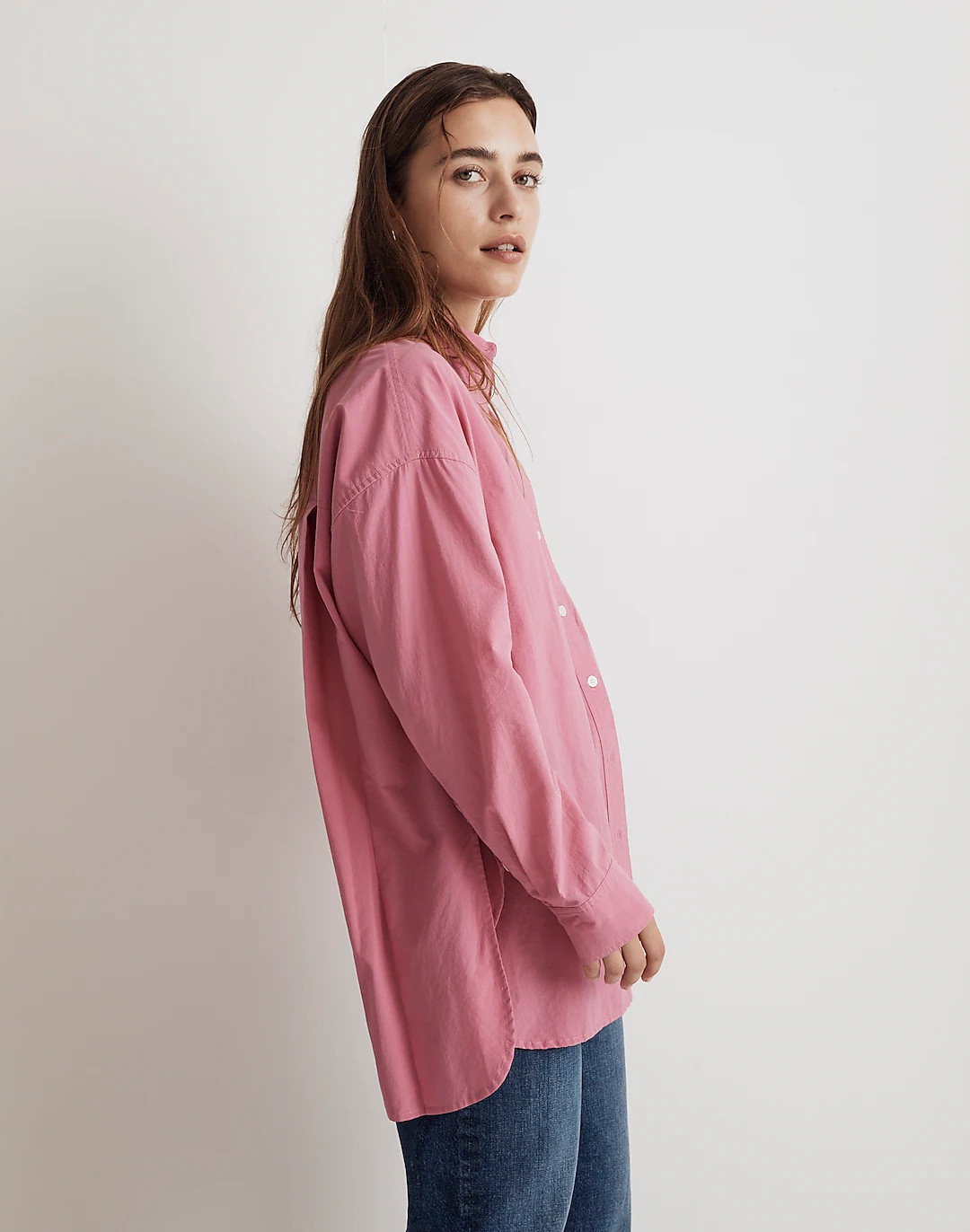 Signature Poplin Oversized Shirt | Madewell