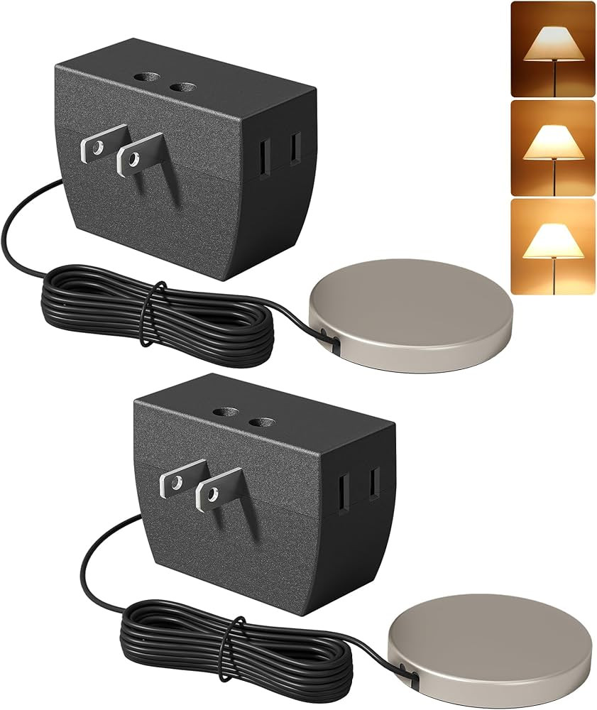 DEWENWILS 2 Pack Touch Dimmer Switch, Touch Pad Control with 3 Levels of Dimming, Dimmable LED/CF... | Amazon (US)