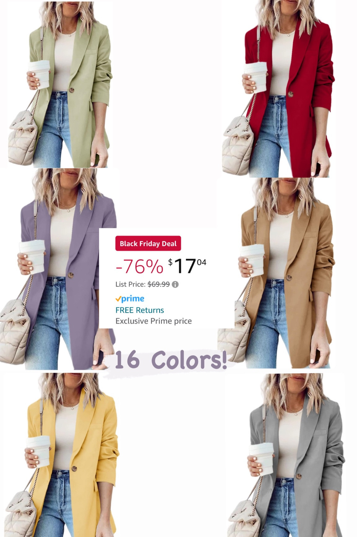Blazing HOT Black Friday Deal! With 16 colors to choose from, you can’t go wrong with any color❣️

#LTKsalealert #LTKGiftGuide #LTKHoliday