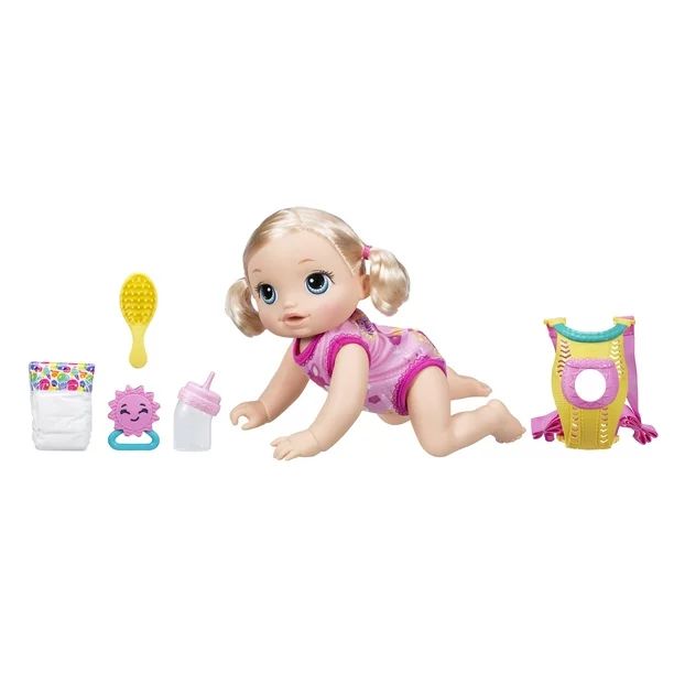 Baby Alive Baby Go Bye Bye: Blonde Hair Doll, for Ages 3 and up, 30+ Phrases and Sounds - Walmart... | Walmart (US)