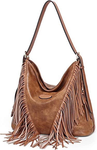 Shoulder Bags for Women Crossbody Bags Hobo Satchel Handbag Tote Bag Vintage Tassel Multi Pockets... | Amazon (US)