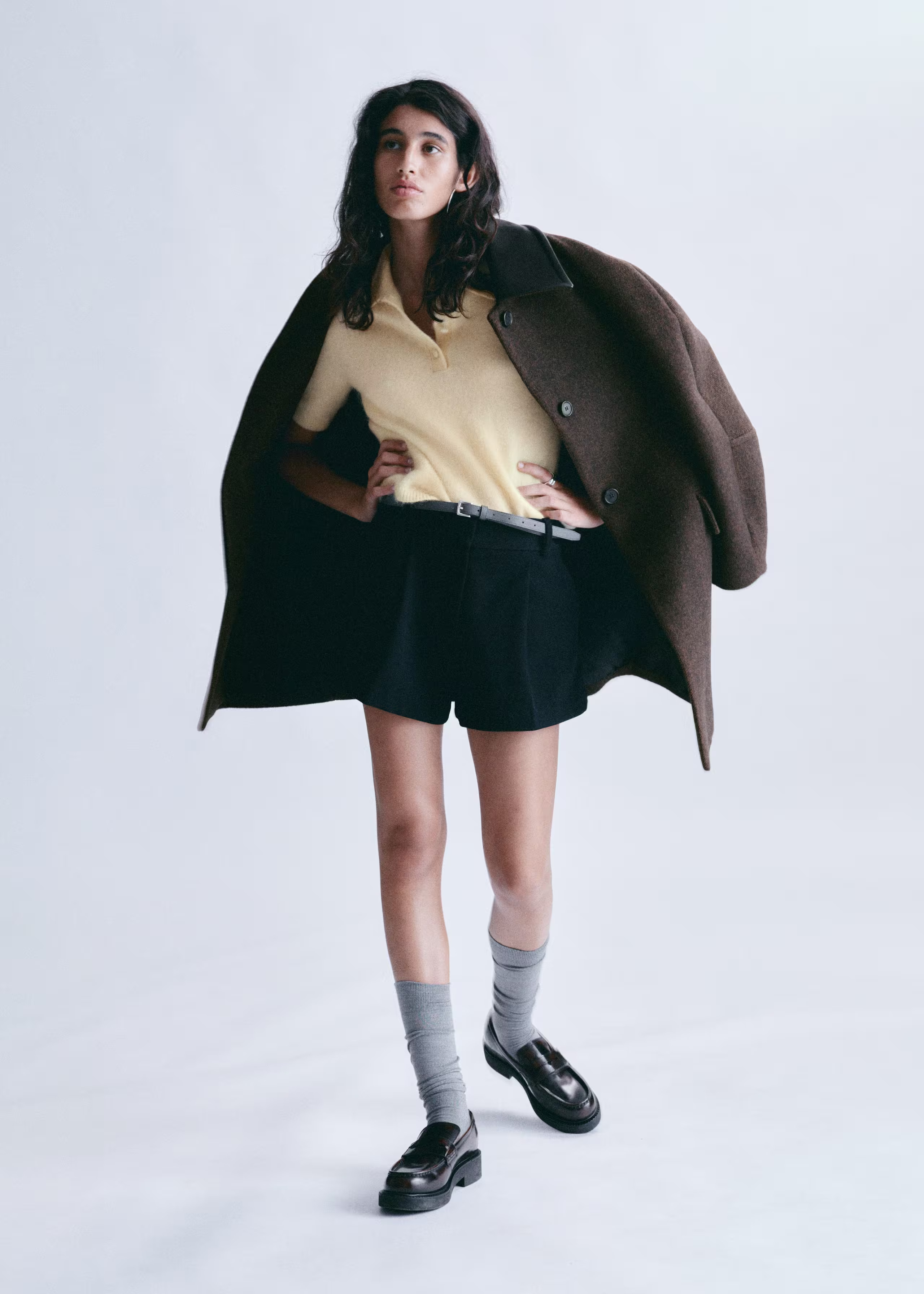 Brushed Knit Polo T-Shirt | & Other Stories UK