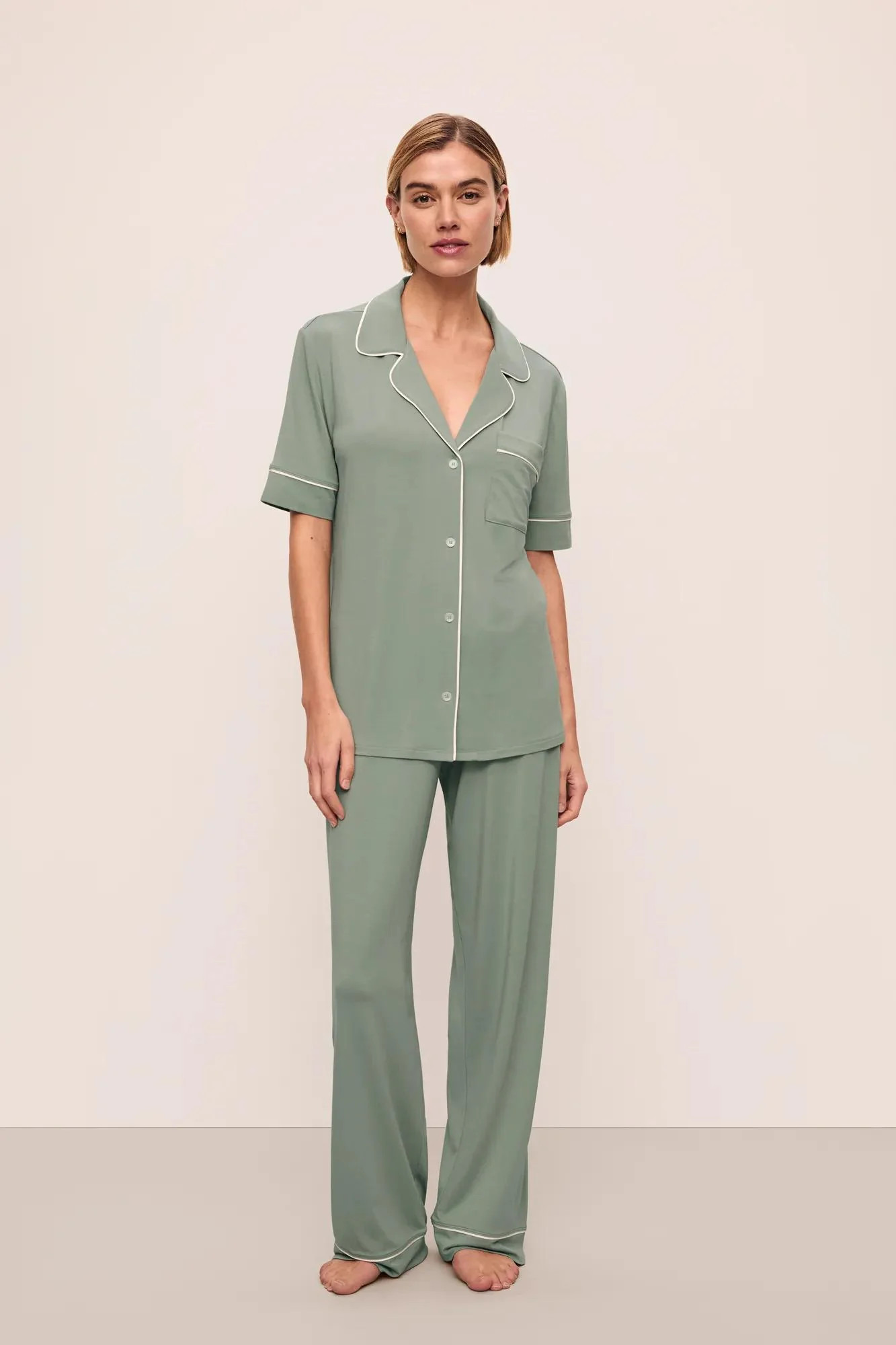 Gisele TENCEL™ Modal Short Sleeve & Pant PJ Set | Eberjey