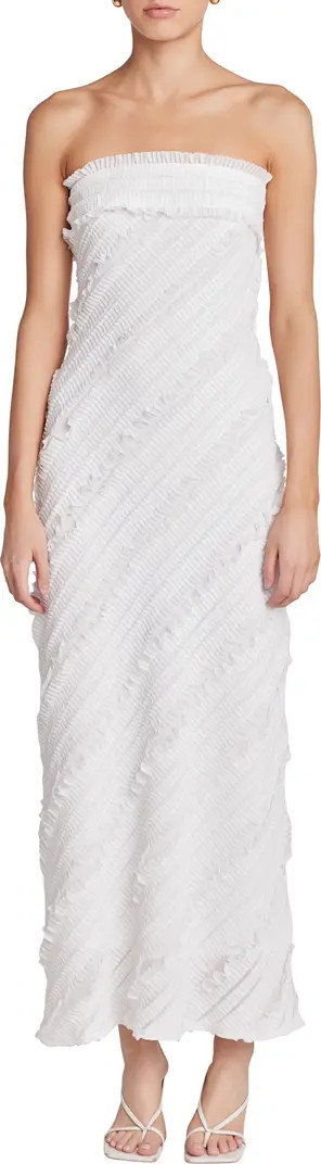 Ruffle Strapless Maxi Dress | Nordstrom