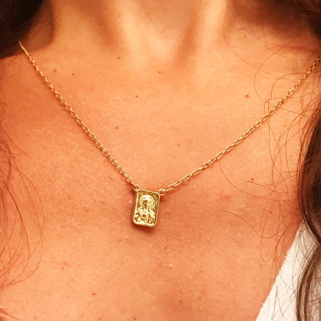 Scapulary, Escapulario, Scapular, Confirmation Gift, Religious Necklace, Communion Necklace, Jewe... | Etsy (US)