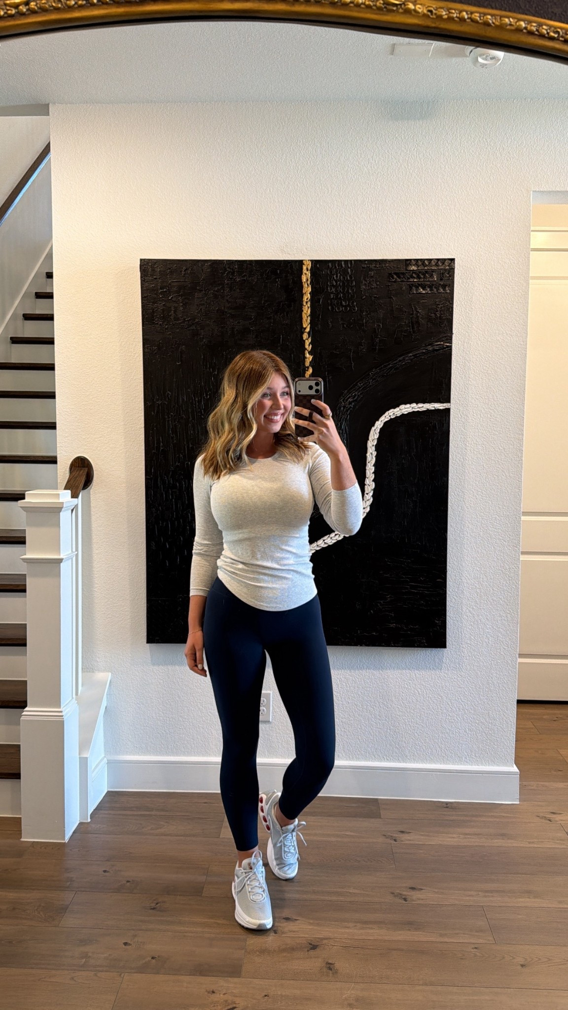 Basketball mom outfit. Size 8 sports bra. Size 6 leggings and long sleeve 

#LTKootd #LTKActive