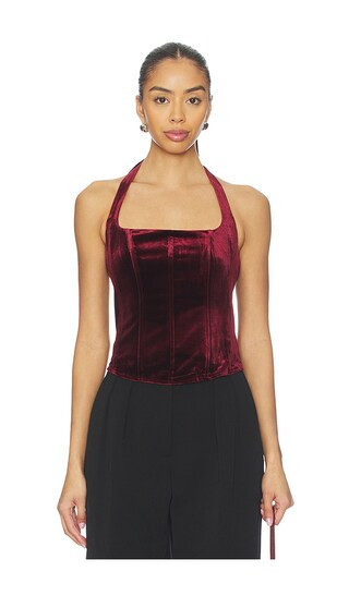 Jacy Top in Wine | Revolve Clothing (Global)