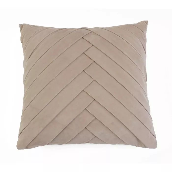 Oversize James Pleated Velvet Throw Pillow - Decor Therapy | Target