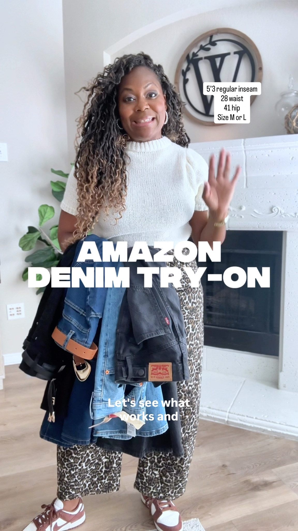 Amazon denim Try-on haul and review. I’m 5’3, I wear a regular inseam, 28 waist, 41 hip.

#LTKStyleTip #LTKFindsUnder100