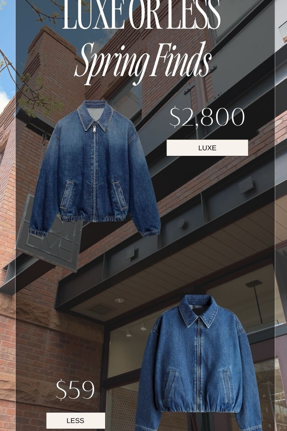 Denim jacket luxe or less plus other great denim jackets! 





Denim, jacket, Jean jacket 

#LTKSeasonal #LTKOver40