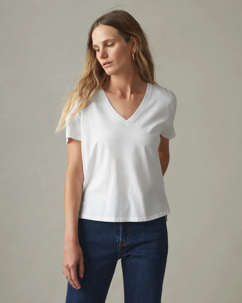 Classic Relaxed V-Neck Tee | American Giant