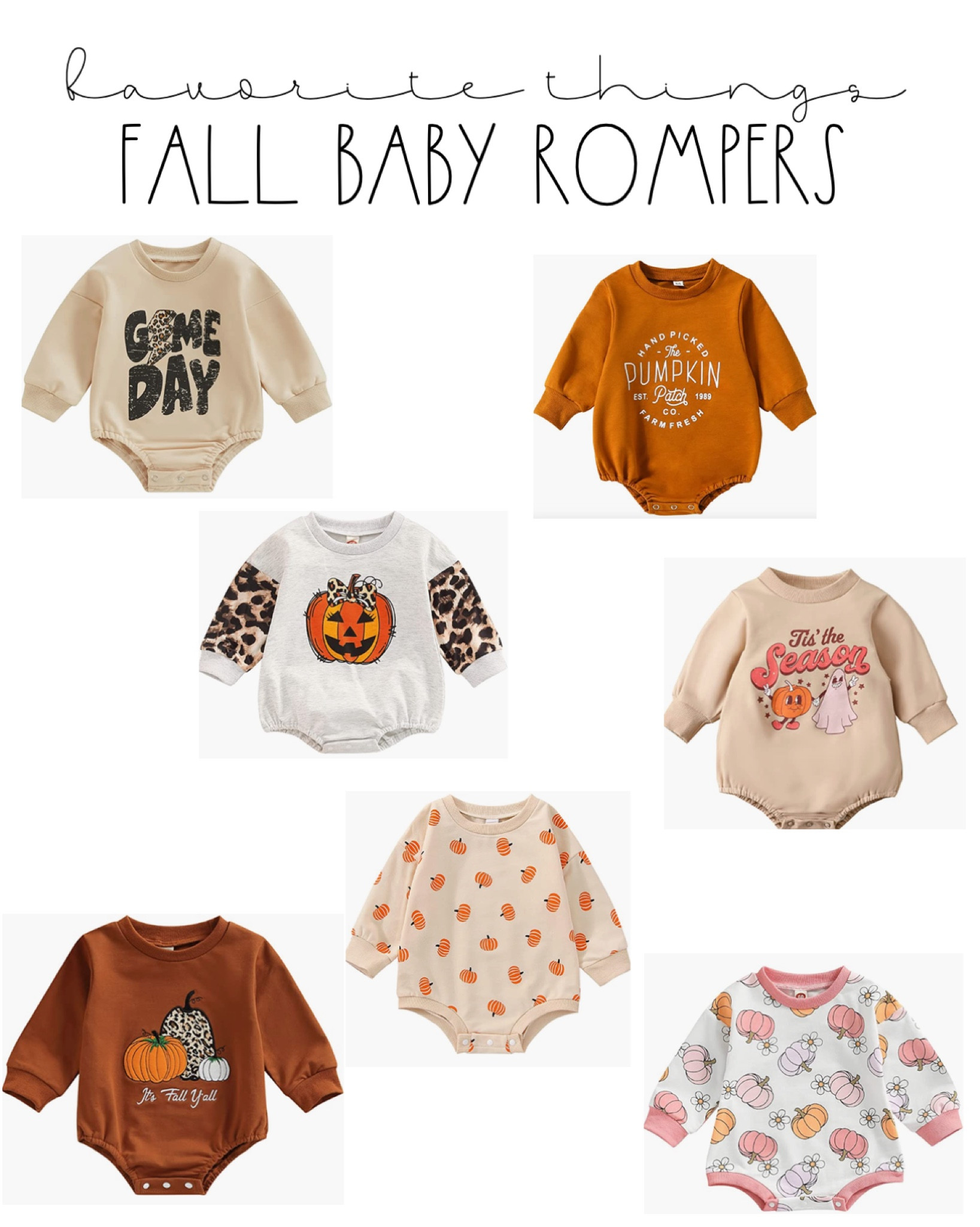 Fall baby rompers! ✨

#LTKHoliday #LTKSeasonal #LTKbaby