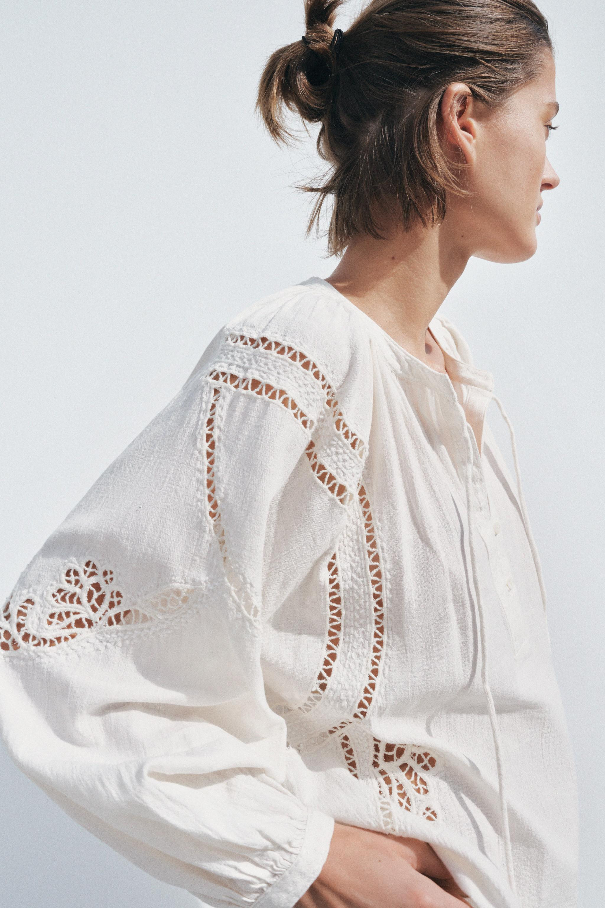 ZW COLLECTION EMBROIDERED SHIRT | Zara UK