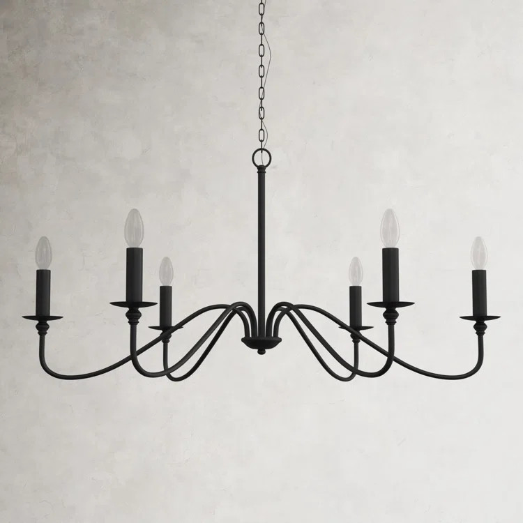 Ableton 6 Light Metal Dimmable Chandelier | Wayfair North America