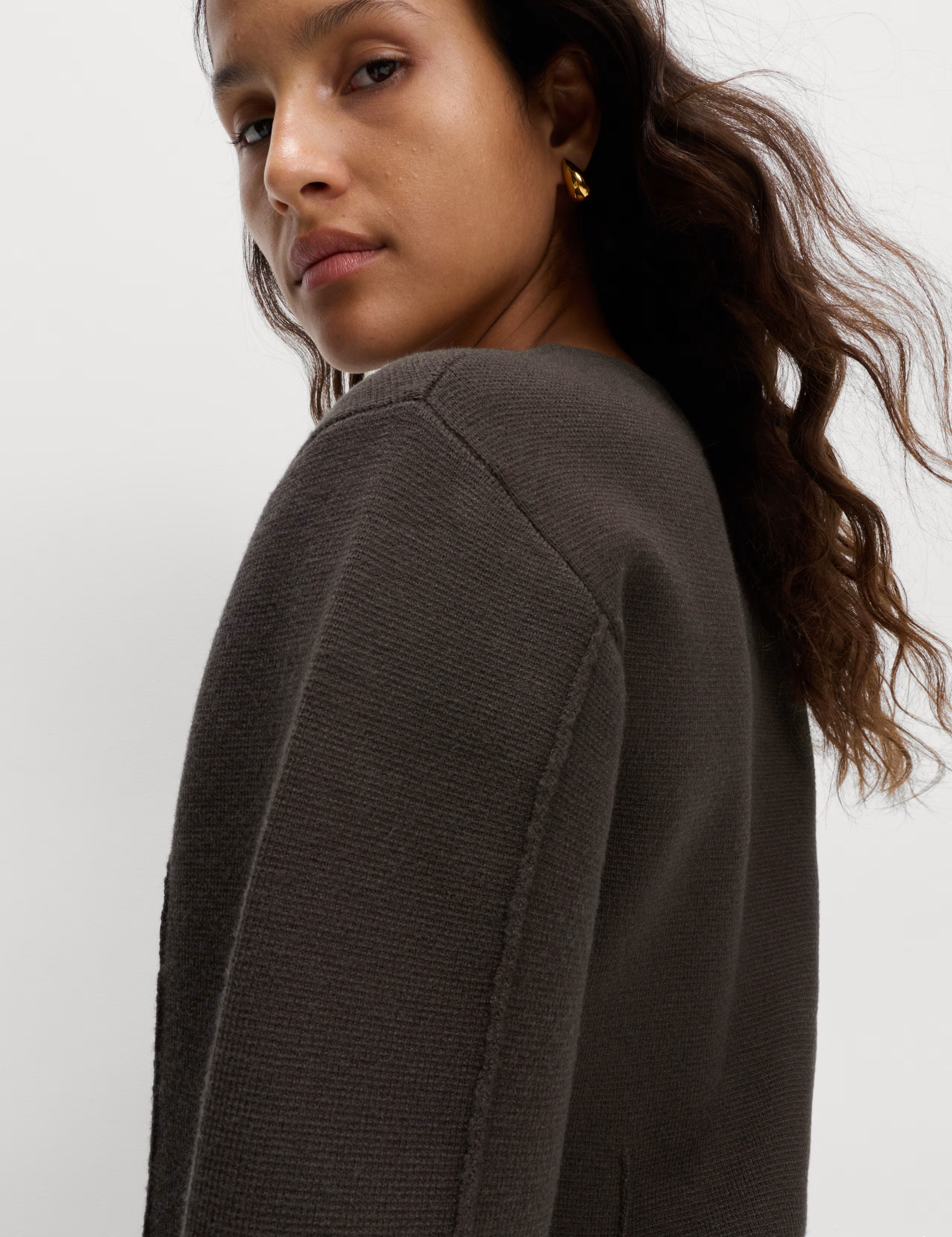 Soft Touch Waisted Slim Fit Jumper | Marks & Spencer (UK)