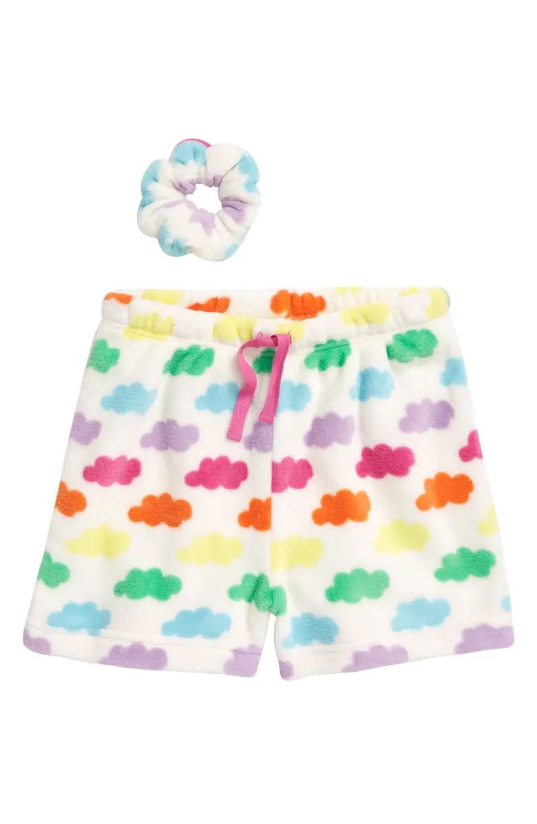 Tucker + Tate Kids' Fleece Pajama Shorts with Scrunchie | Nordstrom | Nordstrom