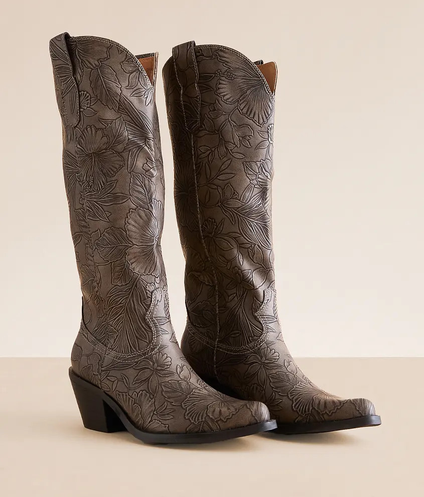 Adela Floral Western Boot | Buckle