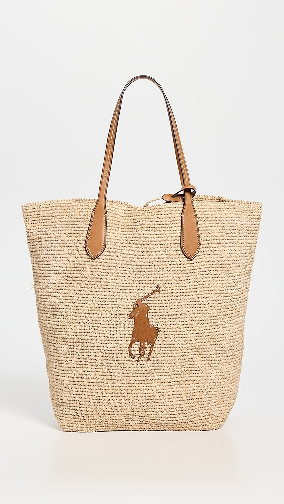 Polo Ralph Lauren Large Raffia Tote | Shopbop | Shopbop