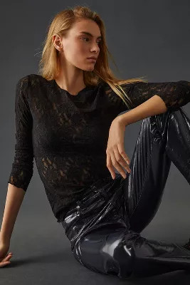 Hanky Panky Signature Lace Long-Sleeve Top | Anthropologie (US)