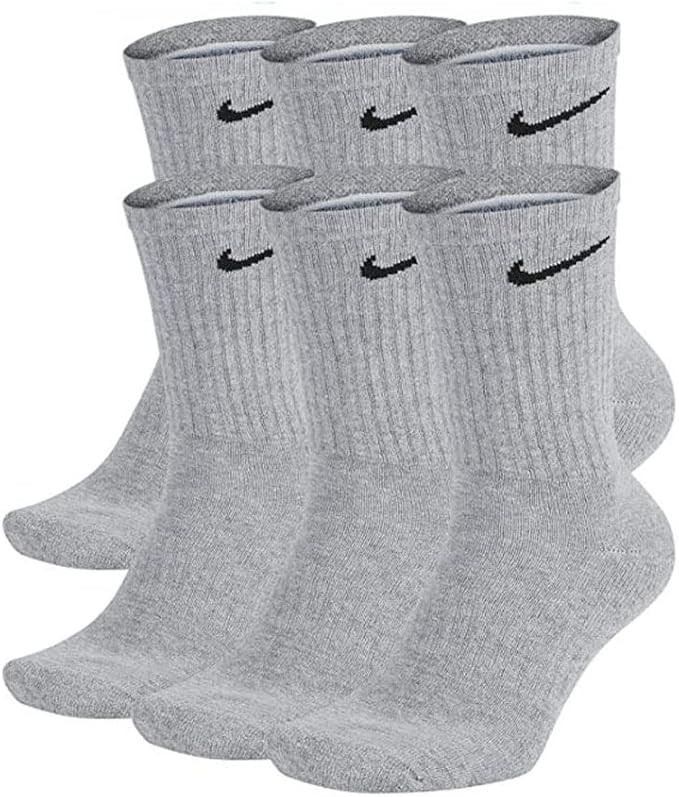Nike Everyday Plus Cushion Crew Training Socks (6 Pair) nkSX6897 065 | Amazon (US)