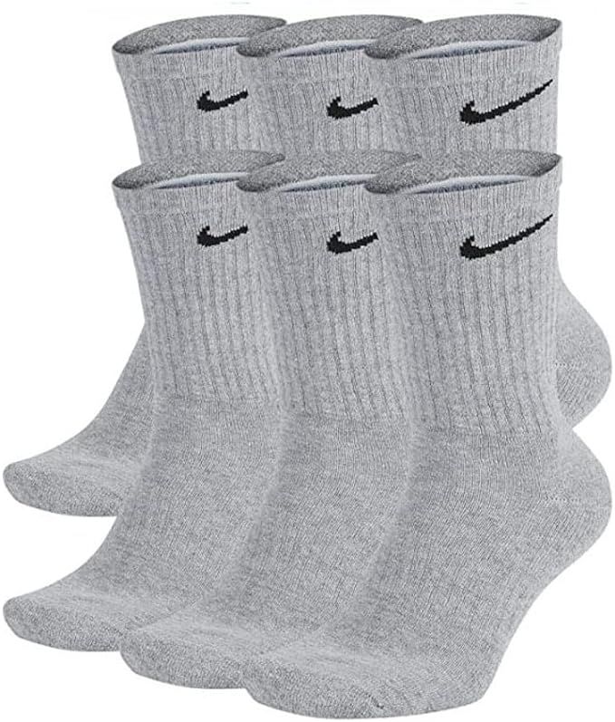 Nike Everyday Plus Cushion Crew Training Socks (6 Pair) nkSX6897 065 | Amazon (US)