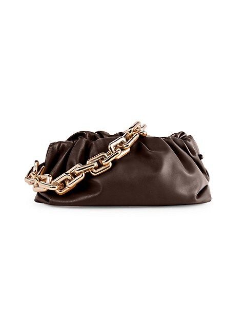 The Chain Pouch Leather Clutch | Saks Fifth Avenue