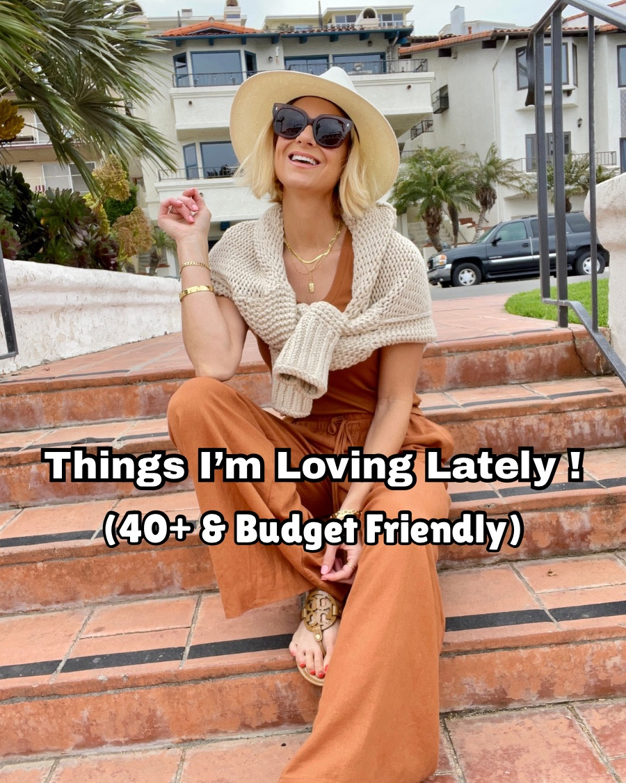Affordable things I truly love and would buy all over again!
Unless noted below, everything fits true to size.
size down half size in the green Adidas sneakers, the blue striped long sleeve shirt fits big wearing small medium, but size sized up to a large in the shorts. I sized down in the jeans and they still fit a little loose. The red tank is very fitted. I would suggest sizing up. I’m wearing the M/L
Size up in the ribbon yarn sweater from target it just looks better worn loose. I’m wearing a large both target shorts fit true to size. In the athleisure set the pullover fits true to size and there are three inseam length options for the pants. I wanted a crop so I’m wearing petite but if you’re tall (over 5’8”) the long is really great and actually long. ￼