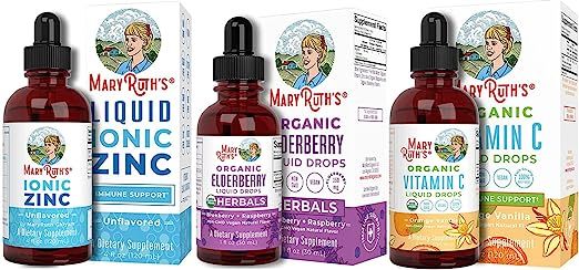 MaryRuth Organics Adults Immunity MAX Bundle | Immune Support Vitamins for Adults with Vitamin C ... | Amazon (US)