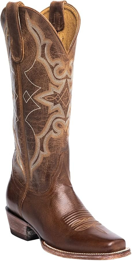 Idyllwind Women's Relic Western Boot Square Toe Brown 6 1/2 M US | Amazon (US)